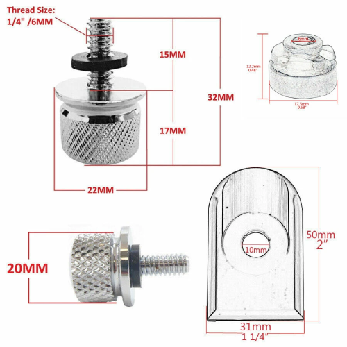 Harley-Davidson Electra Glide Ultra Classic Peace Officer SE FLHTCU Rear Seat Bolt Screw 2008-2013