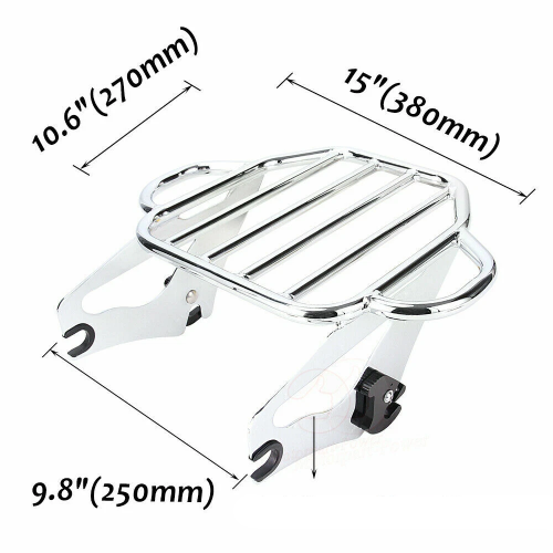 Harley-Davidson Electra Glide Ultra Classic Peace Officer SE FLHTCU Sissy Bar Backrest Luggage Rack 2009-2013