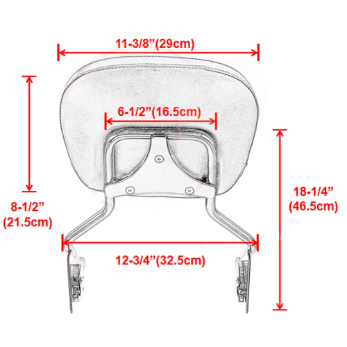 Harley-Davidson Electra Glide Ultra Classic Peace Officer SE FLHTCU Sissy Bar Backrest Luggage Rack 2009-2013