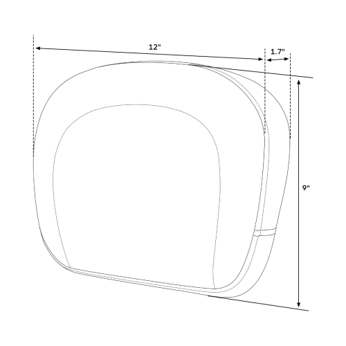 Harley-Davidson Electra Glide Ultra Classic Peace Officer SE FLHTCU Sissy Bar Backrest Pad 2008-2013
