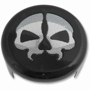 Harley-Davidson Electra Glide Ultra Classic Screamin Eagle Anniversary FLHTCUSE3 Black Split Skull Horn Cover 2008