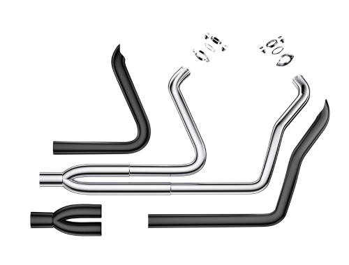 Harley-Davidson Electra Glide Ultra Classic Screamin Eagle Anniversary FLHTCUSE3 Exhaust Pipe with 4" Muffler 2008
