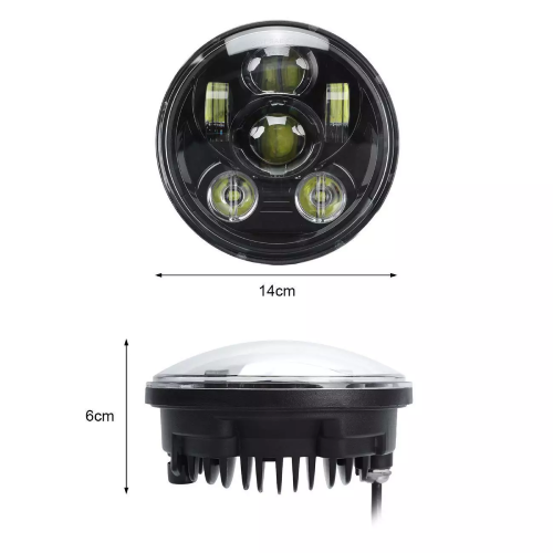 Harley-Davidson Electra Glide Ultra Classic Screamin Eagle FLHTCUSE3 5.75 Inch Round LED Headlight 2008