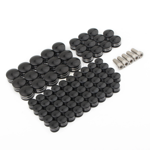 Harley-Davidson Electra Glide Ultra Classic Screamin Eagle FLHTCUSE3 Black Engine Bolt Cover Cap 2008