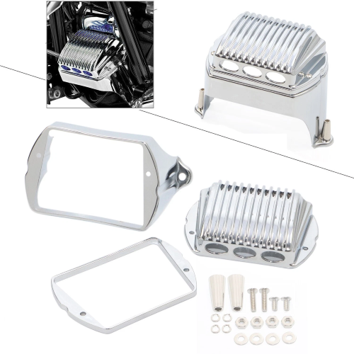 Harley-Davidson Electra Glide Ultra Classic Screamin Eagle FLHTCUSE3 Front Voltage Regulator Cover 2008