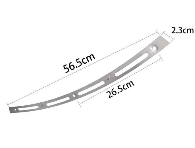 Harley-Davidson Electra Glide Ultra Classic Screamin Eagle FLHTCUSE3 Windshield Trim Stainless Slotted 2008