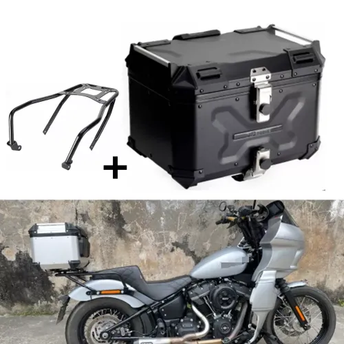 4. Harley-Davidson Street Bob FXBB 107 Rear Top Cases & Luggage Rack Kit (2018-2024)