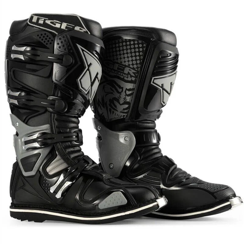 2. TR Professional Motocross Boots (100 percent SN202 Microfiber Leather)