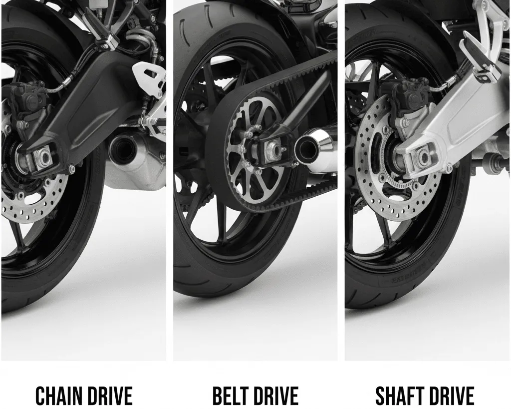 Beginner’s Guide to Motorcycle Drive Transmission (Chain, Belt & Shaft)