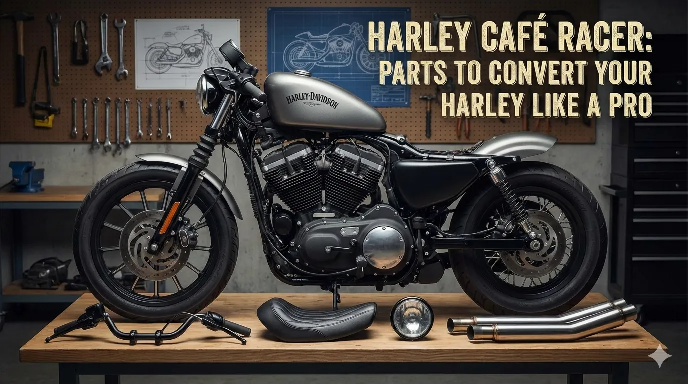 Harley Café Racer Parts to Convert Your Harley Like a Pro