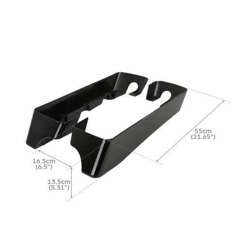 Harley-Davidson Electra Glide Anniversary FLHT 4" Stretched Extended Hard Saddlebag Extensions 2003