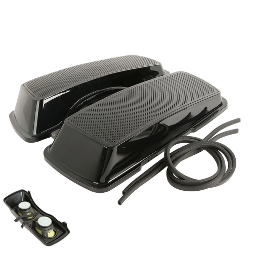 Harley-Davidson Electra Glide Anniversary FLHT Saddlebag Lids with 6"x9" Dual Speaker 2003