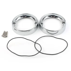 Harley-Davidson Electra Glide Classic FLHTC Deep Dish Signal Bezels 2000-2005