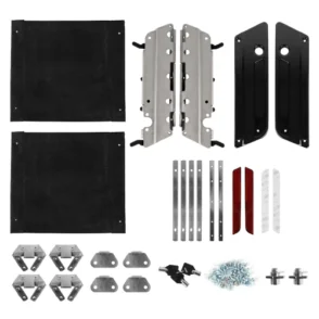 Harley-Davidson Electra Glide Classic FLHTC Saddlebag Lids Hardware Latch Hinge Lock Kit 2000-2005