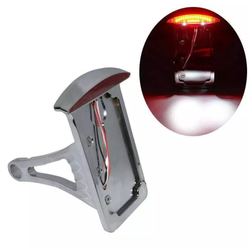 Harley-Davidson Electra Glide Classic Screamin Eagle FLHTCSE Side Mount License Plate Bracket Holder 2004-2008