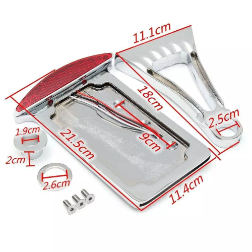 Harley-Davidson Electra Glide Classic Screamin Eagle FLHTCSE Side Mount License Plate Bracket Holder 2004-2008
