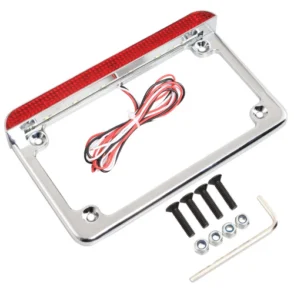 Harley-Davidson Electra Glide Ultra Classic FLHTCU License Plate Frame with LED Brake Light 2000-2019