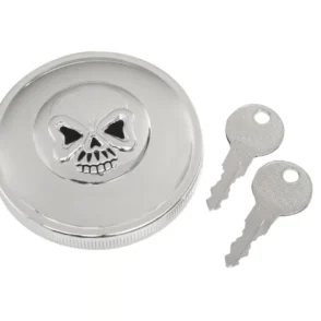 Harley-Davidson Electra Glide Ultra Classic Shrine SE FLHTCU DS Screw-In Locking Skull Gas Cap Non-Vented 2000-2013