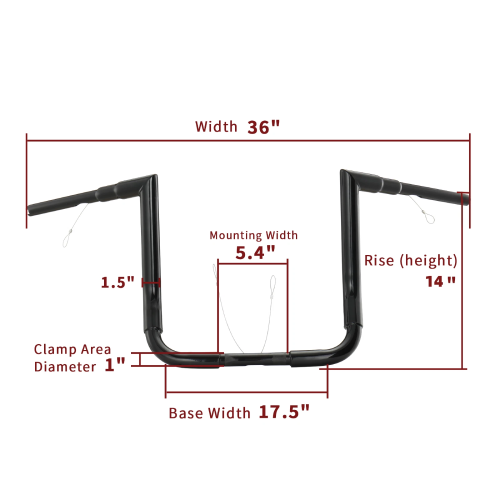 Harley-Davidson Electra Glide Ultra Classic Shrine SE FLHTCU Handlebar 2000-2013