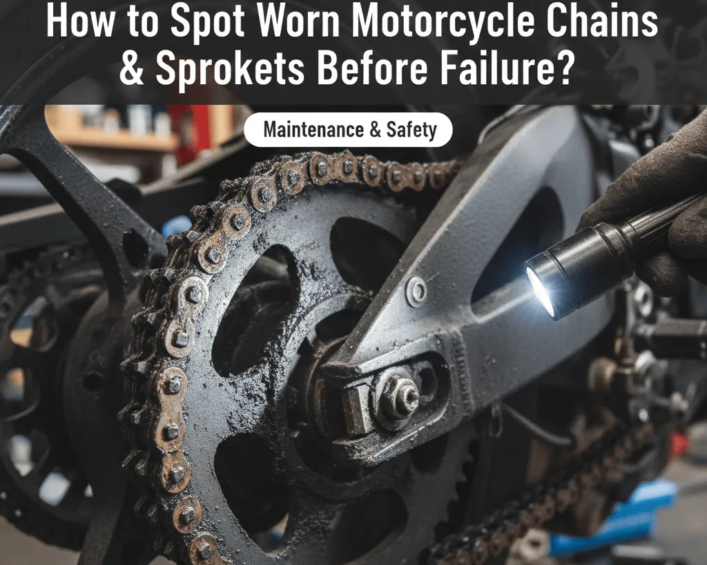 How to Spot Worn Motorcycle Chains & Sprockets Before Failure