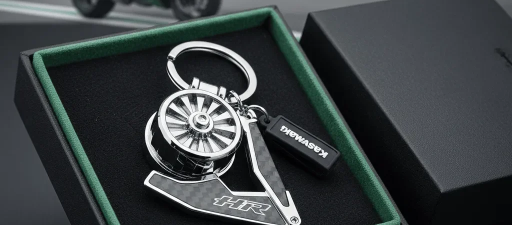 Kawasaki Ninja H2R Inspired Keychain Perfect Gift for Motorcycle Lovers