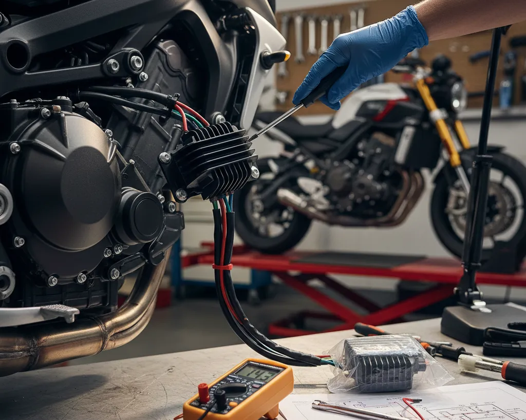 Motorcycle Voltage Regulator Charging System Part