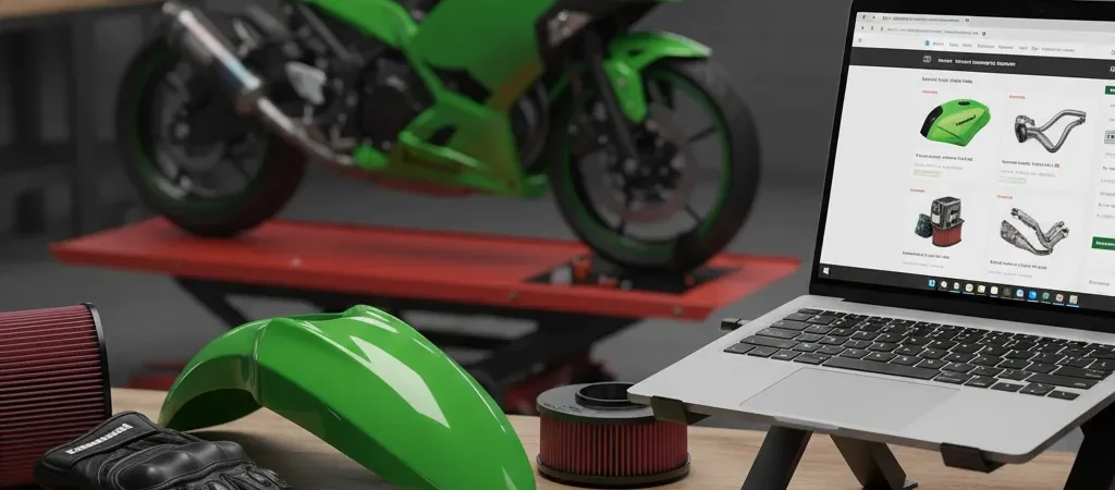 Shop Kawasaki Motorcycle Parts and Accessories