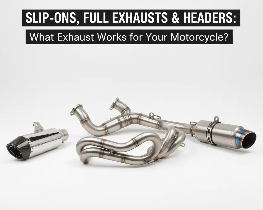 Slip-Ons, Full Exhausts & Headers What Motorcycle Exhaust System Works for You