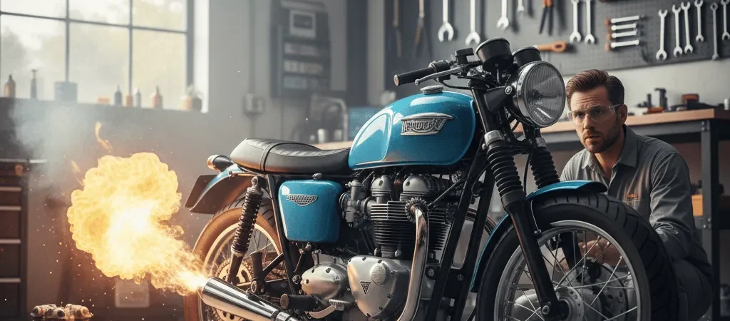 Why does my bike backfire Causes & fixes