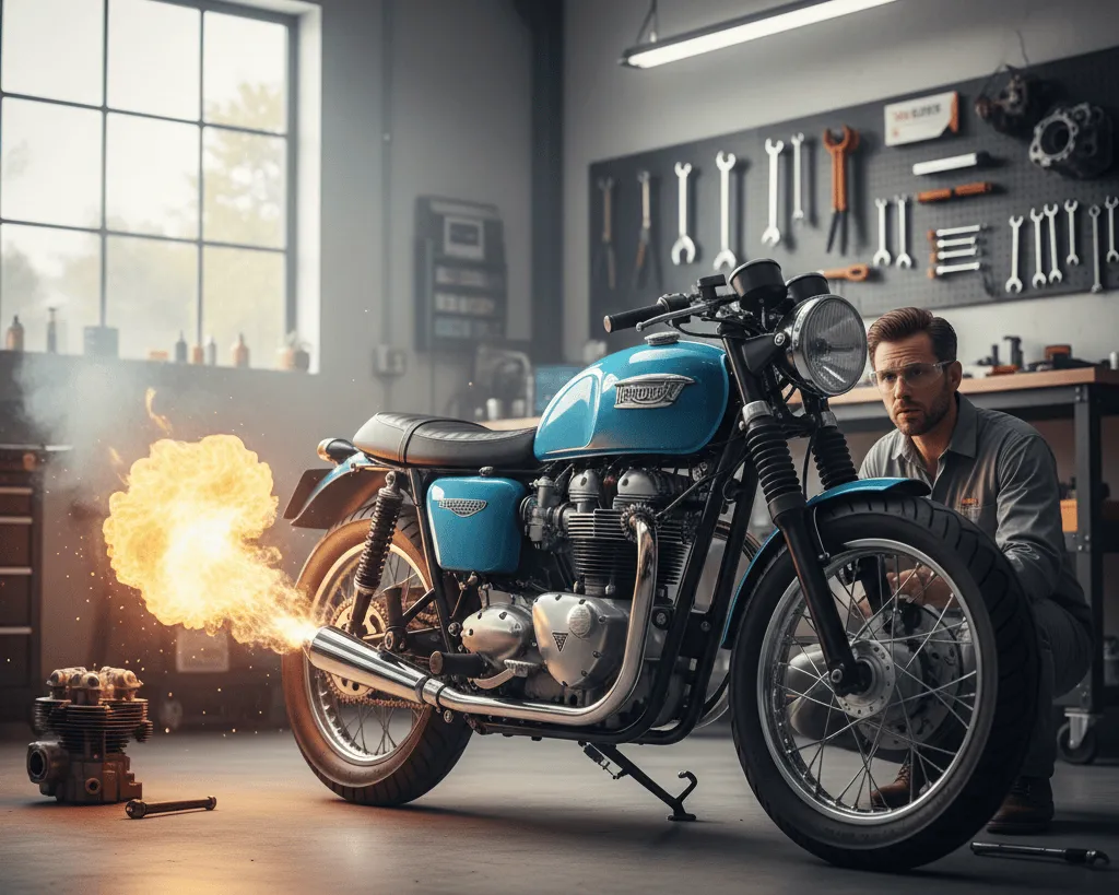 Why does my bike backfire Causes & fixes