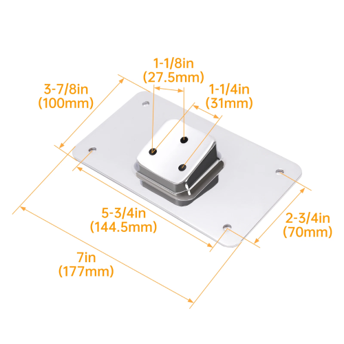 Harley-Davidson DYNA Low Rider Anniversary FXDL Laydown License Plate Mounting Bracket 2003
