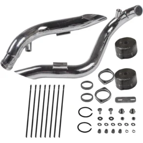 Harley-Davidson DYNA Police Defender FXDP 2" LAF Exhaust Pipes 2001-2003