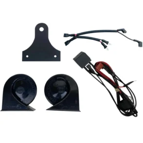 Harley-Davidson DYNA Police Defender FXDP Custom Dynamics Electromagnetic Dual Horn Kit 2001-2003