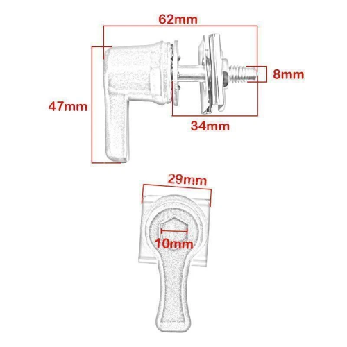 Harley-Davidson DYNA Police Defender FXDP Saddlebag Mounting Lock Bolt Nut Kit 2001-2003
