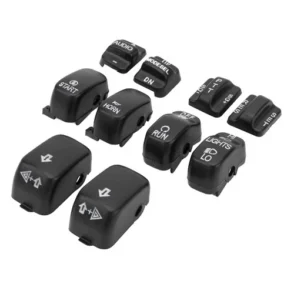 Harley-Davidson DYNA Wide Glide 105th Anniversary FXDWG 10pcs Hand Control Switch Buttons Caps 2008