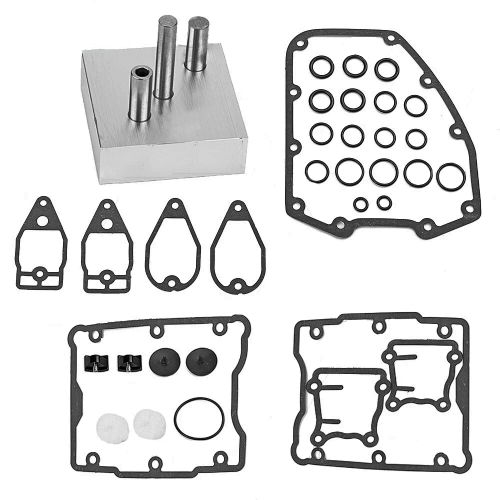 Harley-Davidson DYNA Wide Glide Screamin Eagle FXDWG2 Rocker Cam Tappet Cover Gaskets & Tensioner Shoes Pad 2001