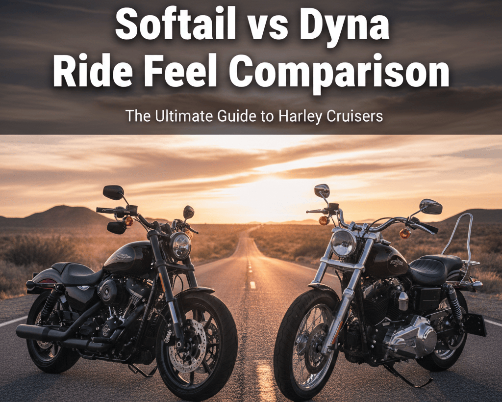 Harley Softail vs Dyna Ride Feel Comparison