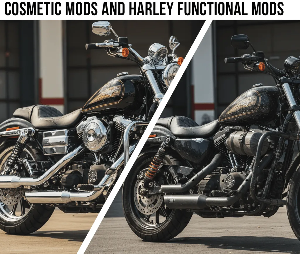 The Difference Between Harley Cosmetic Mods and Harley Functional Mods