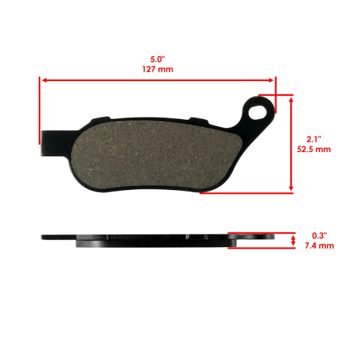Harley-Davidson DYNA Lowrider FXDL Rear Brake Pads 2014-2017