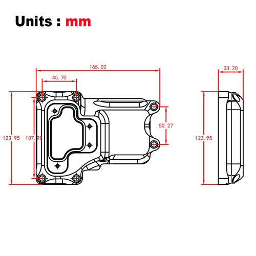 Harley-Davidson DYNA Lowrider FXDL Transmission Clear Top Cover 2006-2017