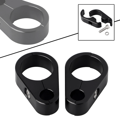 Harley-Davidson DYNA Super Glide Anniversary FXD Clutch Cable & Brake Line Clamp 2003