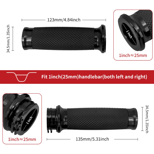 Harley-Davidson DYNA Super Glide EFI FXDI Handle Bar Hand grips 2000-2010