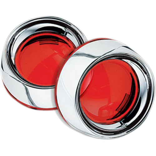 Harley-Davidson DYNA Super Glide Screamin Eagle FXDSE Deep Dish Turn Signal Bezels 2007