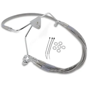 Harley-Davidson Electra Glide FLHT DS Braided Brake Line Kit 2000-2007