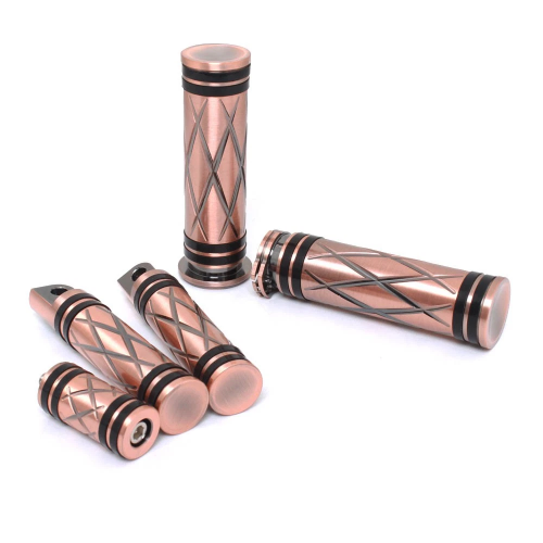 Harley-Davidson Electra Glide FLHT Handlebar Grips w/ Shifter Peg Footrests Kit 2000-2007