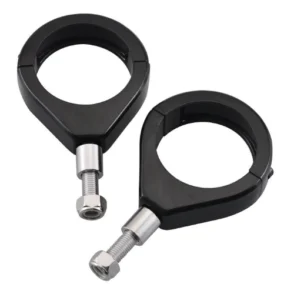 Harley-Davidson DYNA Super Glide FXD Fork Mount Turn Signal Relocation Clamps 2007-2010