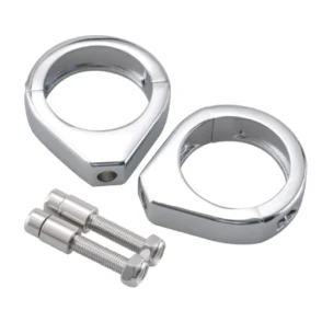 Harley-Davidson DYNA Super Glide FXD Fork Turn Signal Light Relocation Clamps 2000-2005