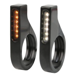 Harley-Davidson DYNA Super Glide FXD Front Fork LED Turn Signals 2007-2010