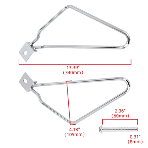 Harley-Davidson DYNA Super Glide FXD Saddlebags Mount Support Brackets 2007-2010