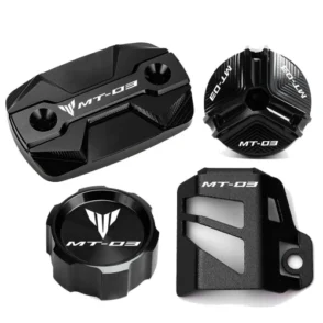 Yamaha MT-03 Front Rear Brake Fluid Reservoir Cap & Oil Filler Cap 2018-2024